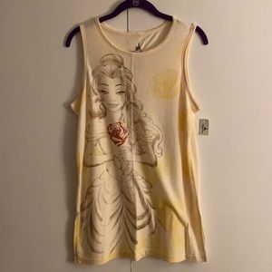 Light yellow Princess Belle tank top